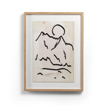 Featuring Mountain High II Art by Four Hands at Amethyst Home. We love the clean contrast Mountain High II Art bings to a space. Original rendering by Bangkok-based art house Coup D'Esprit, this is framed within vertical grain white oak for a museum-quality look.
Compete the look with Mountain High I, III & IV!
Handmade in Austin, Texas, please allow 1-2 week.  Amethyst Home provides interior design, new home construction design consulting, vintage area rugs, and lighting in the Austin metro area.