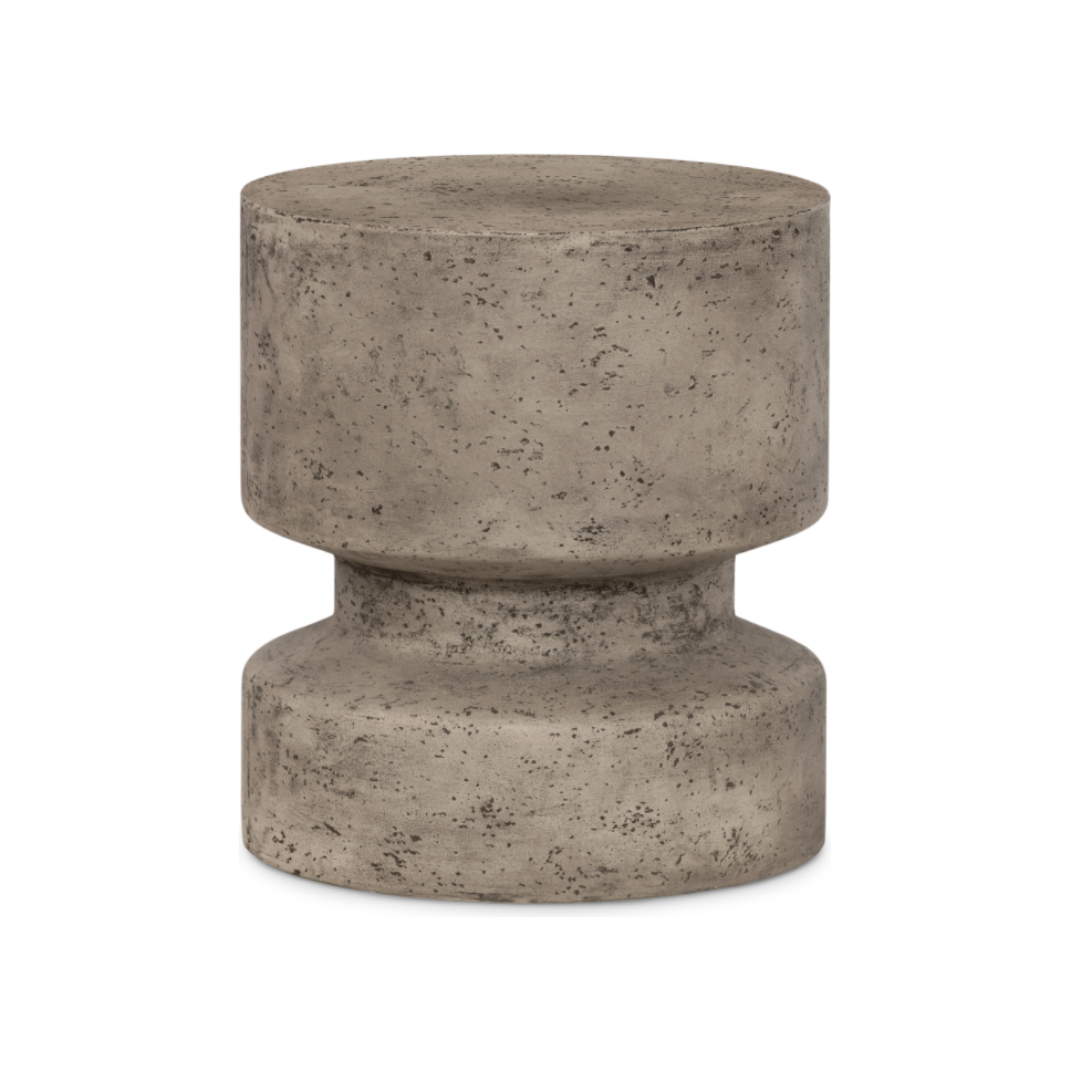Nahla Outdoor End Table - Graphite | ready to ship!