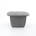 Featuring Naya Outdoor Coffee Table by Four Hands at Amethyst Home. This Naya Outdoor Coffee Table is modern and curve-driven. Dark grey concrete forms a rounded rectangle top with bullnose edging, reminiscent of a shapely surfboard.  Cover or store inside during inclement weather.
Overall Dimensions: 46"W x 28"L x 16"HColors: Dark GreyMaterials: Conc.  Amethyst Home provides interior design, new home construction design consulting, vintage area rugs, and lighting in the Salt Lake City metro area.