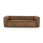 Featuring Nolita Reverse Stitch Sofa - Natural Washed Sand by Four Hands at Amethyst Home. Sophisticated Italian styling with distinctly casual appeal is found in this Nolita Reverse Stitch Sofa - Natural Washed Sand. Top-grain leather takes on a natural sand color with contrast stitching along the welt, sure to elevate the space for any living room. 
Overa.  Amethyst Home provides interior design, new home construction design consulting, vintage area rugs, and lighting in the Monterey metro area.