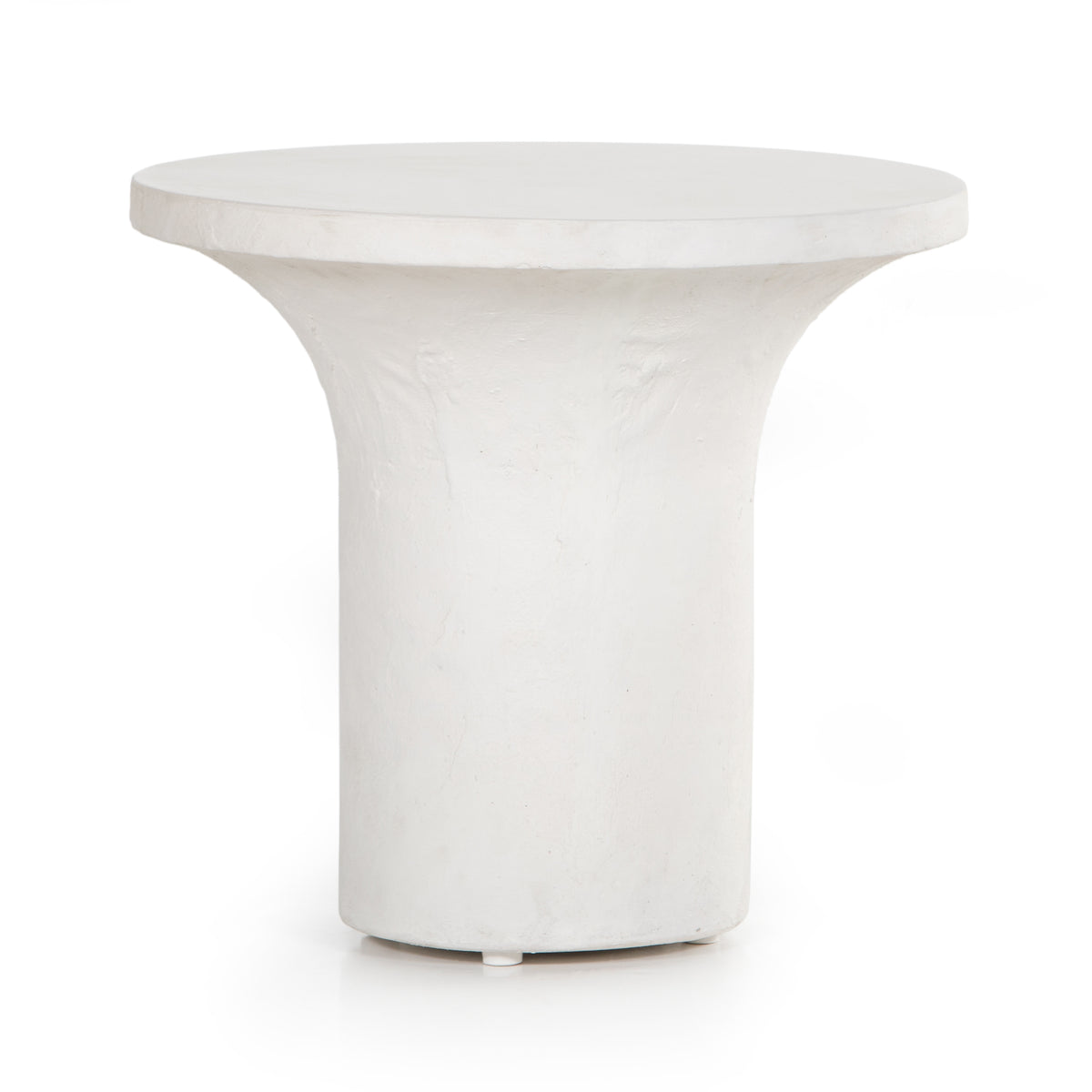 Parra Low End Table - Plaster Molded Concrete | ready to ship!