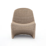 Featuring Portia Outdoor Occasional Chair - Vintage White by Four Hands at Amethyst Home. This Portia Outdoor Occasional Chair - Vintage White features a unique shape for comfortable seating. Finished in a vintage white, all-weather wicker makes this the perfect chair for indoors or out.
Cover or store inside during inclement weather and when not in use.
Ov.  Amethyst Home provides interior design, new home construction design consulting, vintage area rugs, and lighting in the Portland metro area.