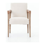 Featuring Reuben Dining Chair - Harbor Natural by Four Hands at Amethyst Home. Elegance is no exaggeration with this Reuben Dining Chair - Harbor Natural. Slim, tapered oak with arms wrapped in vintage leather frames a floating seat covered in natural linen. We'd love to see this in your dining room, kitchen, or other space!
Overall Dimensions: 23.25"W x 2.  Amethyst Home provides interior design, new home construction design consulting, vintage area rugs, and lighting in the Calabasas metro area.