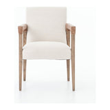 Featuring Reuben Dining Chair - Harbor Natural by Four Hands at Amethyst Home. Elegance is no exaggeration with this Reuben Dining Chair - Harbor Natural. Slim, tapered oak with arms wrapped in vintage leather frames a floating seat covered in natural linen. We'd love to see this in your dining room, kitchen, or other space!
Overall Dimensions: 23.25"W x 2.  Amethyst Home provides interior design, new home construction design consulting, vintage area rugs, and lighting in the Calabasas metro area.