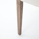 Featuring Reuben Dining Chair - Harbor Natural by Four Hands at Amethyst Home. Elegance is no exaggeration with this Reuben Dining Chair - Harbor Natural. Slim, tapered oak with arms wrapped in vintage leather frames a floating seat covered in natural linen. We'd love to see this in your dining room, kitchen, or other space!
Overall Dimensions: 23.25"W.  Amethyst Home provides interior design, new home construction design consulting, vintage area rugs, and lighting in the Newport Beach metro area.