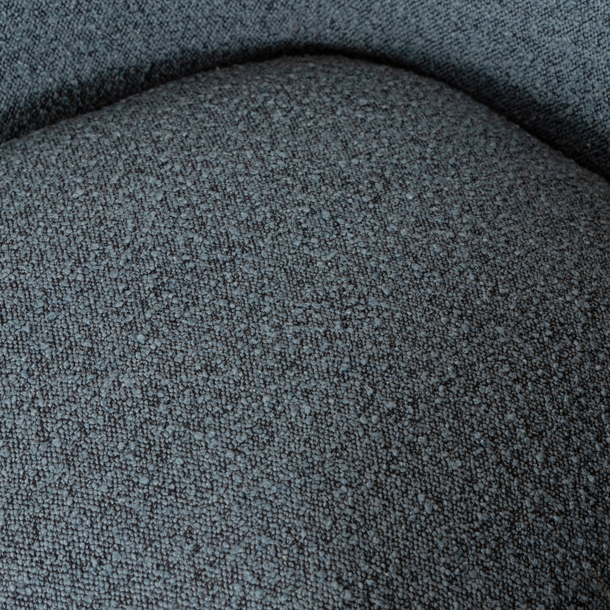 We love the curvy silhouette and classic rolled arms of this Suerte Chair - Knoll Sky. Sky-blue boucle lends a fresh feel to vintage-inspired accent seating for any living room, office, or other area.   Overall Dimensions: 35.00"w x 33.50"d x 31.00"h