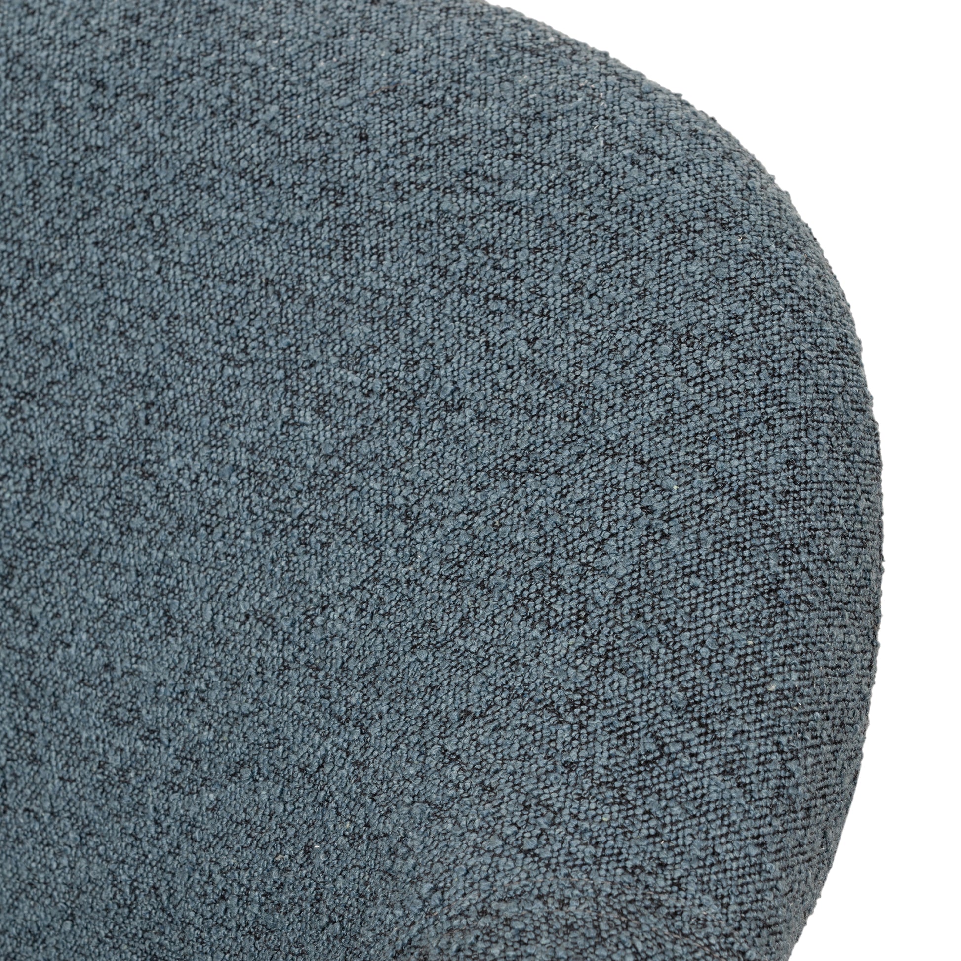 We love the curvy silhouette and classic rolled arms of this Suerte Chair - Knoll Sky. Sky-blue boucle lends a fresh feel to vintage-inspired accent seating for any living room, office, or other area.   Overall Dimensions: 35.00"w x 33.50"d x 31.00"h
