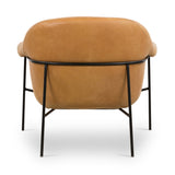 Featuring Suerte Chair - Palermo Butterscotch by Four Hands at Amethyst Home. With a curvy silhouette and classic rolled arms, this Suerte Chair - Palermo Butterscotch has butterscotch leather that lends a fresh feel to vintage-inspired accent seating. The airy iron cradle base brings a beautiful balance of scale to any living room or office!
Overall Dime.  Amethyst Home provides interior design, new home construction design consulting, vintage area rugs, and lighting in the Scottsdale metro area.
