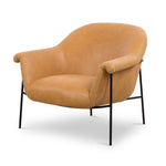 Featuring Suerte Chair - Palermo Butterscotch by Four Hands at Amethyst Home. With a curvy silhouette and classic rolled arms, this Suerte Chair - Palermo Butterscotch has butterscotch leather that lends a fresh feel to vintage-inspired accent seating. The airy iron cradle base brings a beautiful balance of scale to any living room or office!
Overall Dimensi.  Amethyst Home provides interior design, new home construction design consulting, vintage area rugs, and lighting in the Houston metro area.
