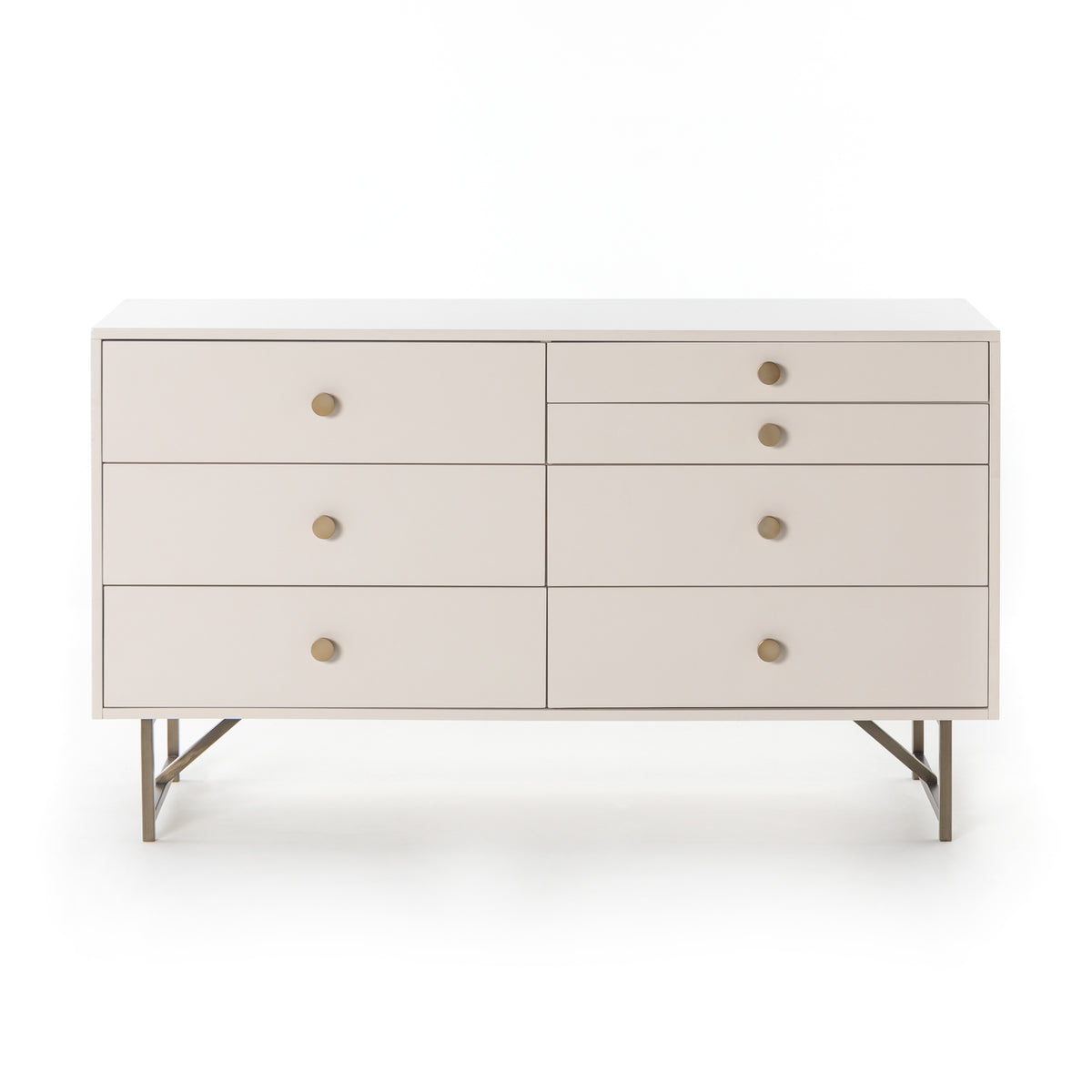 Van 7 Drawer Dresser - Matte Alabaster | ready to ship!