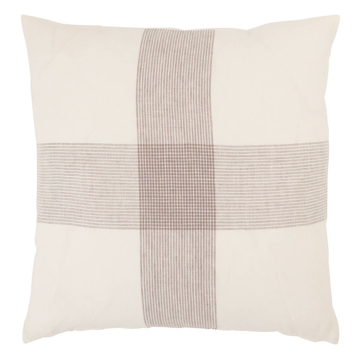 Sophisticated simplicity and relaxed neutrals define the texturally inspiring Galley Pembroke Pillow. Crafted of soft linen, the Pembroke pillow boasts a clean-lined motif and a casual colorway. A gray, crossed linear design adds visual intrigue to the elegant backdrop.  Size: 22" x 22"