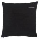 Featuring Taiga Sila Licorice Pillow by Jaipur Living at Amethyst Home. Sophisticated simplicity defines the texturally inspiring Taiga collection. Crafted of soft linen, viscose, and cotton, the Sila pillow boasts a mix of pattern-rich and embroidered details. Deep black and tan tones lend a bold yet versatile complement to any space.
Size: 22" x 22"
100.  Amethyst Home provides interior design, new home construction design consulting, vintage area rugs, and lighting in the Scottsdale metro area.