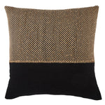 Featuring Taiga Sila Licorice Pillow by Jaipur Living at Amethyst Home. Sophisticated simplicity defines the texturally inspiring Taiga collection. Crafted of soft linen, viscose, and cotton, the Sila pillow boasts a mix of pattern-rich and embroidered details. Deep black and tan tones lend a bold yet versatile complement to any space.
Size: 22" x 22"
100% .  Amethyst Home provides interior design, new home construction design consulting, vintage area rugs, and lighting in the Monterey metro area.