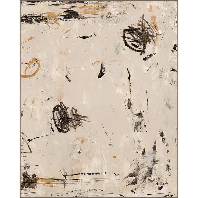 Featuring Ordinary World II Art by Leftbank Art at Amethyst Home. We love the muted colors found in this Ordinary World II Art. An abstract piece to add to any entryway, living room or other area. 
Artist: Van Garret Product Type: Natural Canvas ArtFinish: Natural Canvas with Hand EmbellishmentSize: 40 x 50 without frame
  Framed as shown.  Amethyst Home provides interior design, new home construction design consulting, vintage area rugs, and lighting in the Charlotte metro area.