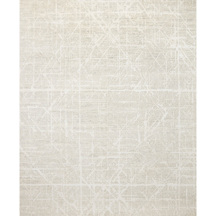 Atlas Bone / Silver Hand-Knotted Rug