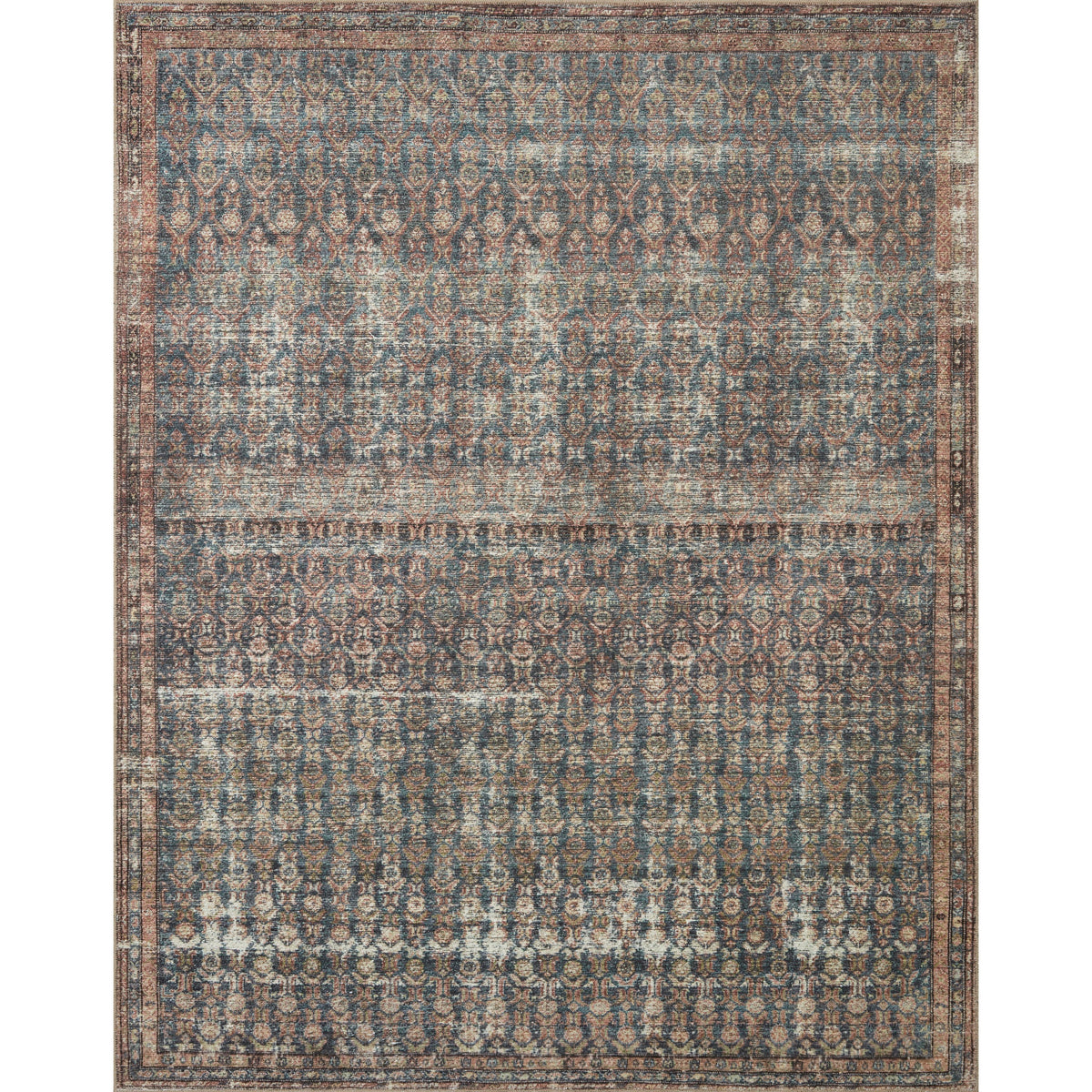 Billie Amber Lewis x Loloi Ocean / Brick Rug