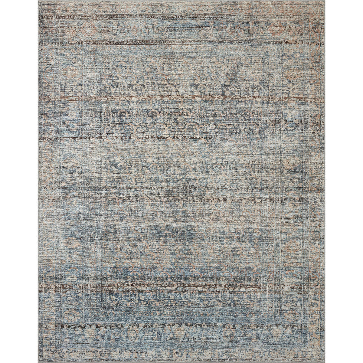 Billie Amber Lewis x Loloi Denim / Blush Rug
