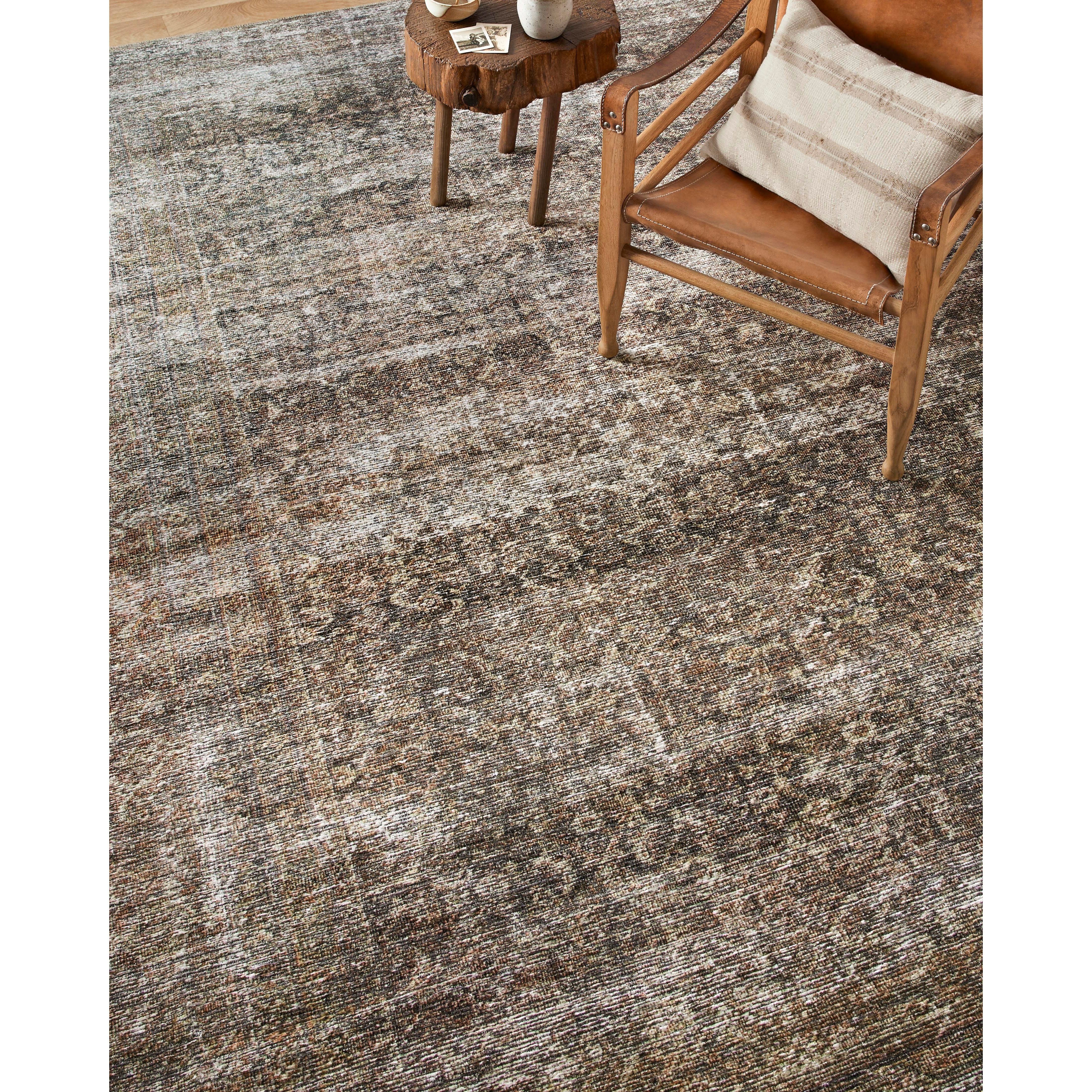 Billie Amber Lewis x Loloi Tobacco Rust Rug