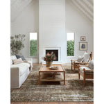 Featuring Billie Amber Lewis x Loloi Tobacco Rust Rug by Loloi at Amethyst Home. Touting richly saturated colors and a distressed pattern, the Billie Collection captures the look of a well-worn antique rug at a remarkable value. Reminiscent of one-of-a-kind rugs, this Amber Lewis x Loloi collection features random variations in color that render no two pie.  Amethyst Home provides interior design, new home construction design consulting, vintage area rugs, and lighting in the Charlotte metro area.