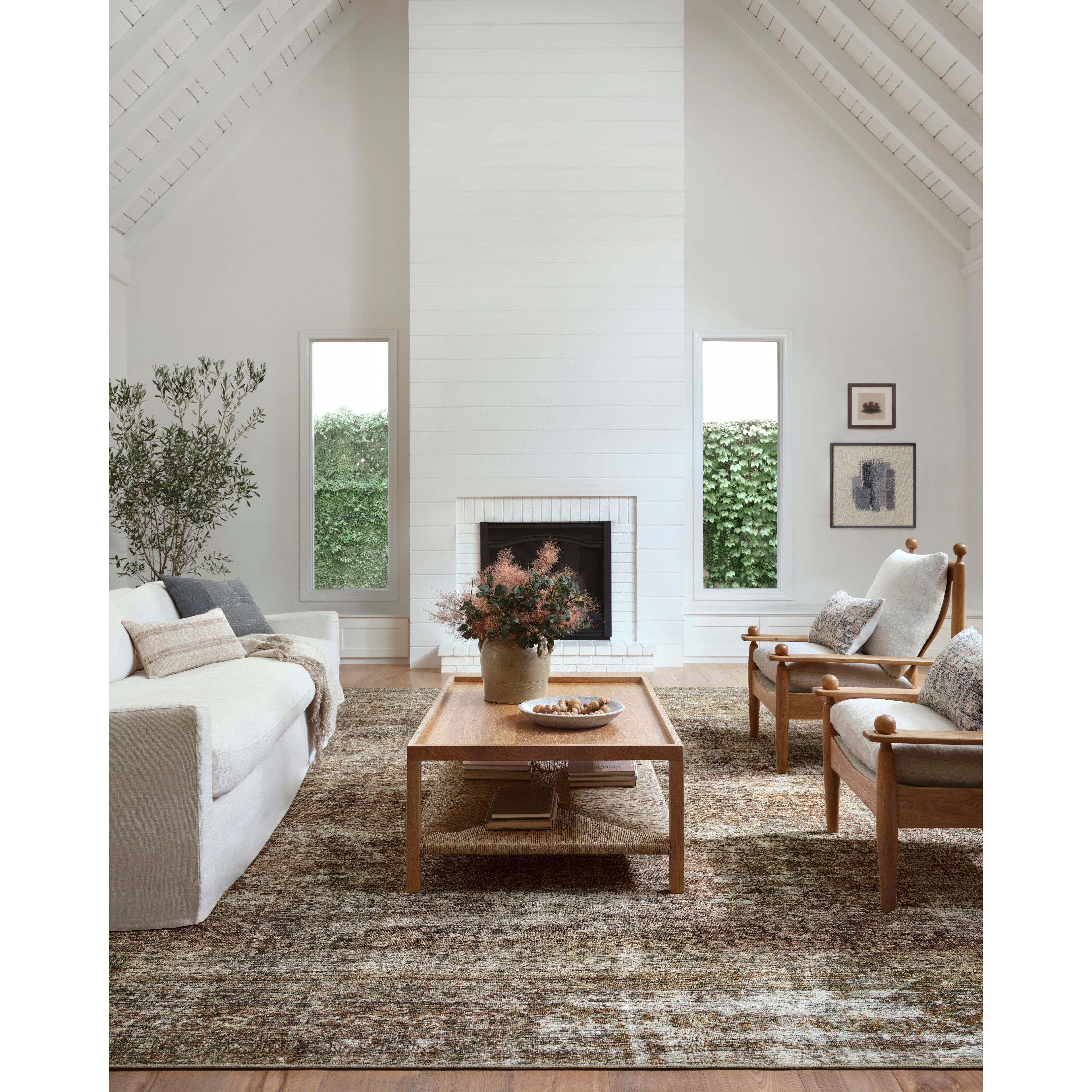 Billie Amber Lewis x Loloi Tobacco Rust Rug