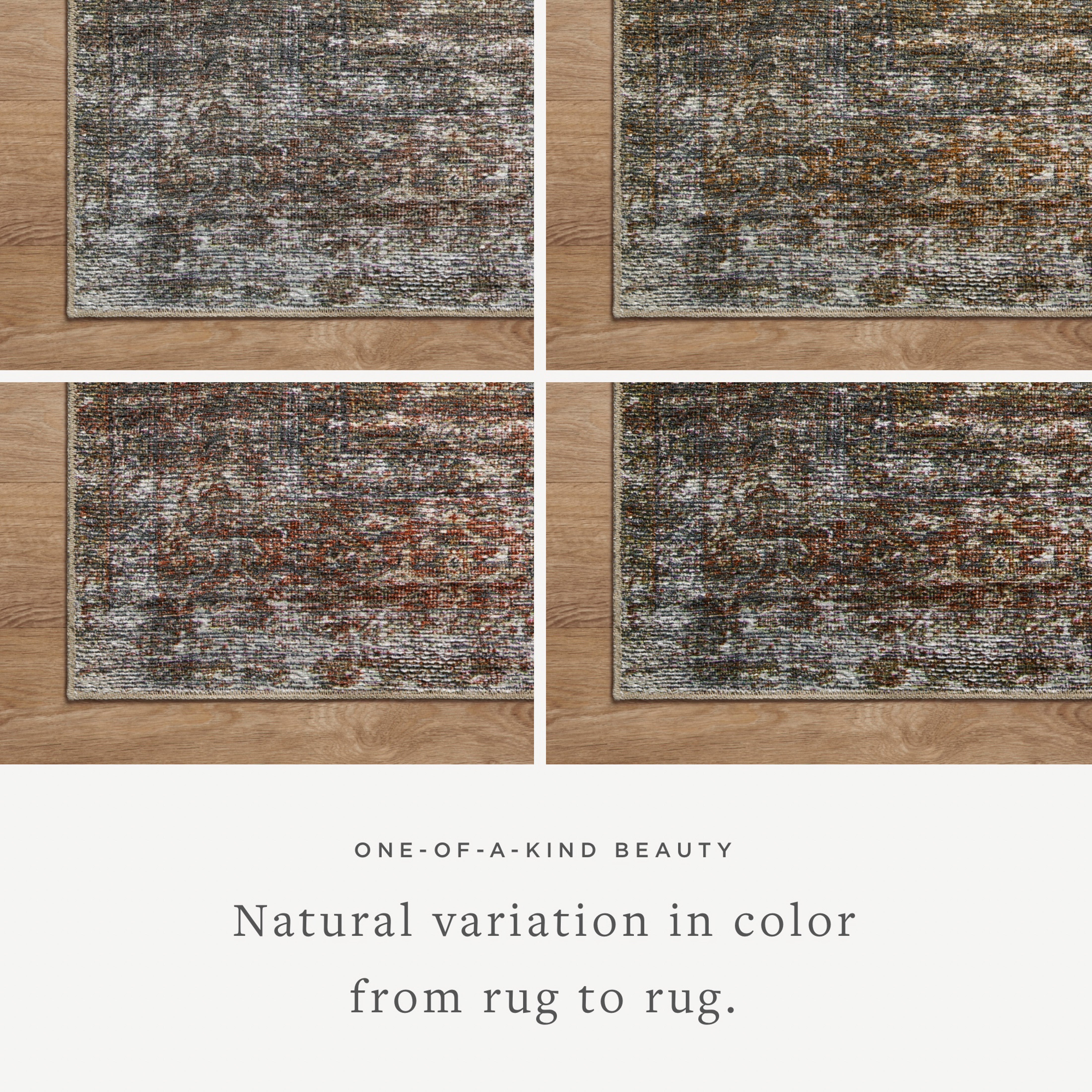 Billie Amber Lewis x Loloi Tobacco Rust Rug