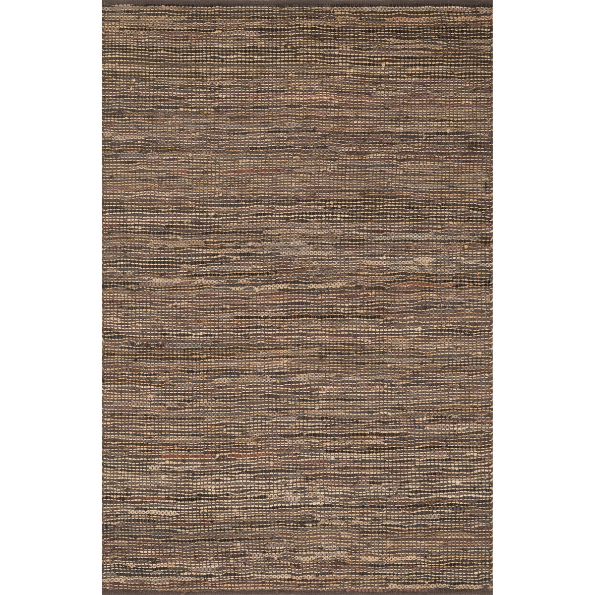Leather & Jute Rug