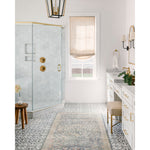 Featuring Hathaway Denim/Multi Rug by Loloi at Amethyst Home. Featuring soft motifs in a carefully curated color palate of blue, yellow, red, and hints of orange, the Hathaway Denim / Multi area rug captures the essence of one-of-a-kind vintage or antique area rug at an attractive price.
This rug is ideal for high traffic areas due to the rug's power-loom.  Amethyst Home provides interior design, new home construction design consulting, vintage area rugs, and lighting in the Scottsdale metro area.