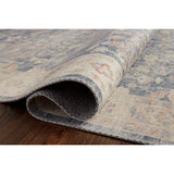 Featuring Hathaway Denim/Multi Rug by Loloi at Amethyst Home. Featuring soft motifs in a carefully curated color palate of blue, yellow, red, and hints of orange, the Hathaway Denim / Multi area rug captures the essence of one-of-a-kind vintage or antique area rug at an attractive price.
This rug is ideal for high traffic areas due to the rug's power-loomed.  Amethyst Home provides interior design, new home construction design consulting, vintage area rugs, and lighting in the Monterey metro area.
