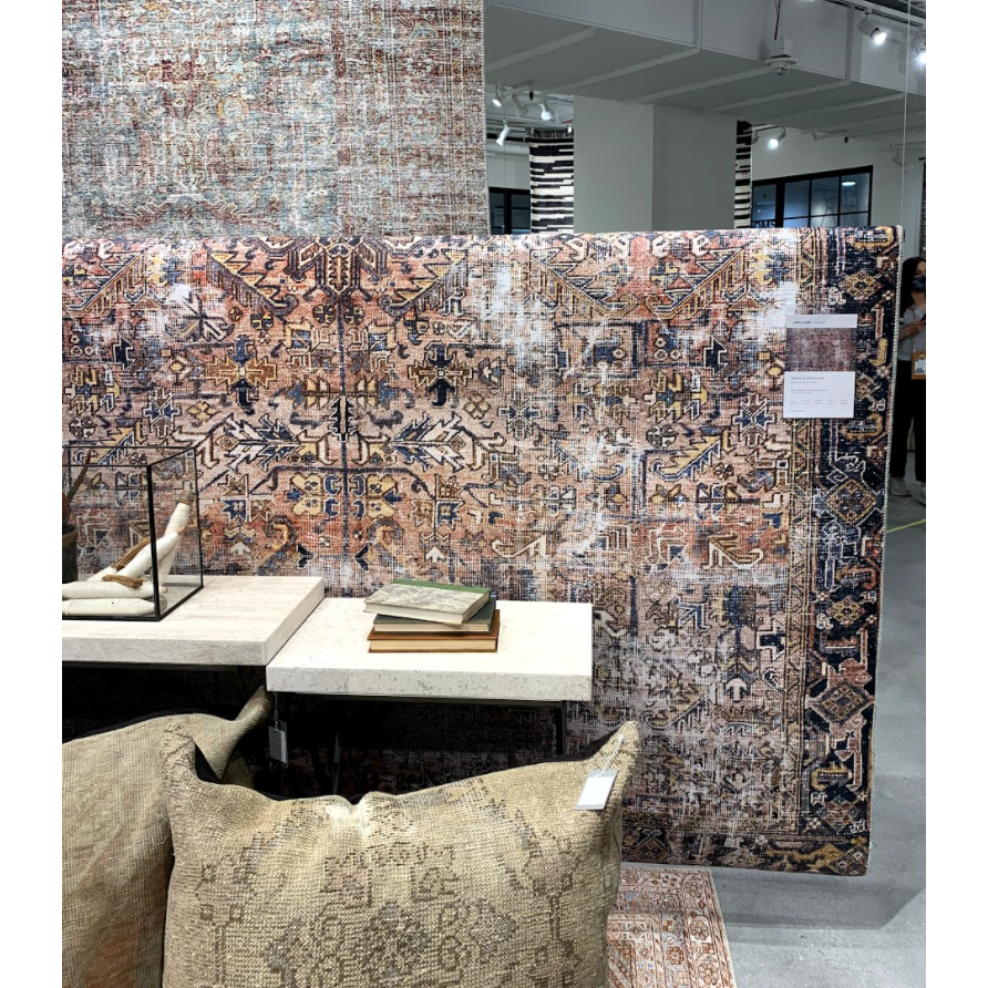 Durable, low pile, and soft underfoot, this rug is inspired by classic vintage and antique rugs. The Jules Chris Loves Julia Terracotta / Multi JUL-02 rug from Loloi features a beautiful vintage pattern and patina. The rug is easy to clean and maintain and perfect for living rooms, dining rooms, hallways, and kitchens!