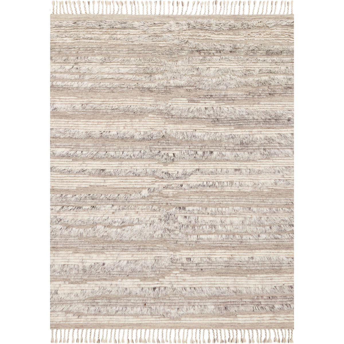 Khalid Natural / Ivory Hand-Knotted Rug