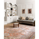 Perfect for families with kids and pets and very easy to clean and maintain. Comes in area, cute kitchen and hallway runner sizes. The rug warms up any room with tones of red, blue, and ivory. The Loren Terracotta / Sky rug from Loloi captures the spirit of a one-of-a-kind vintage and antique area rug.