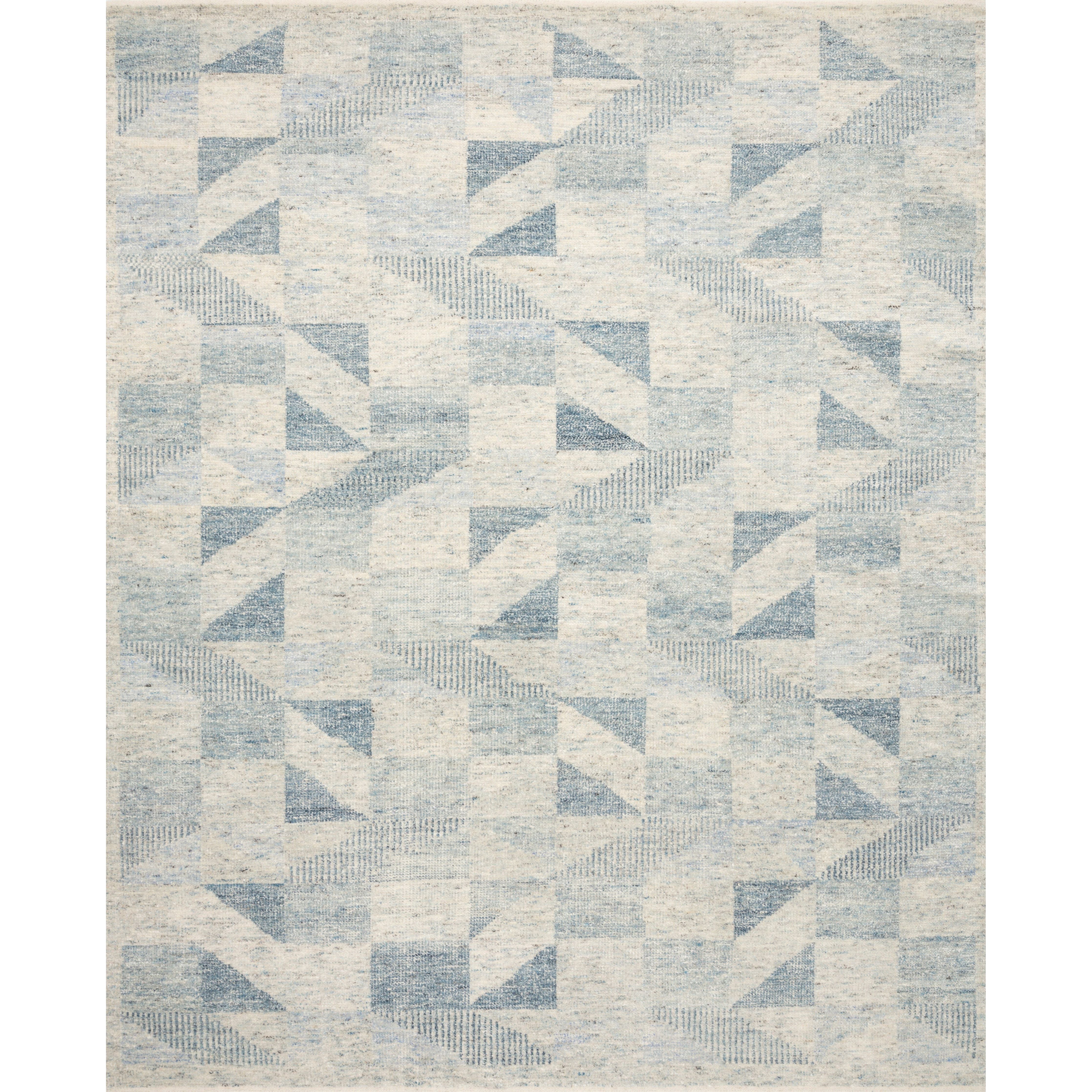 Drawing inspiration from tribal influences, the Odyssey Light BlueArea  Rug combines relaxed linear pattern with a sophisticated color palette. Each Odyssey area rug, which is hand knotted of wool, viscose, and cotton, is crafted entirely by hand by master artisans in India.  Hand Knotted 70% Viscose from Bamboo | 30% Wool OD-06 Light Blue