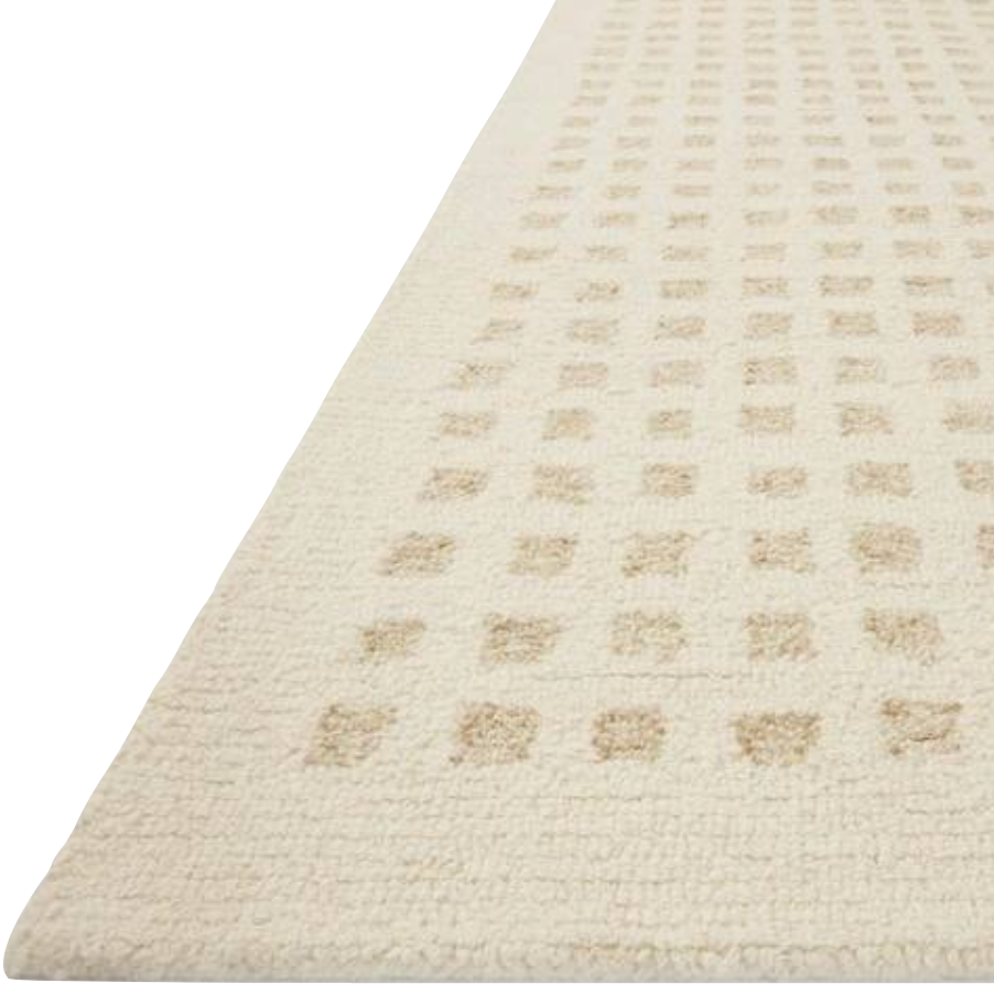 Polly Chris Loves Julia x Loloi Ivory / Natural Rug