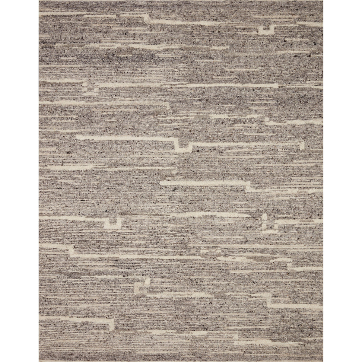 Ryan Charcoal / Ivory Hand-Knotted Rug