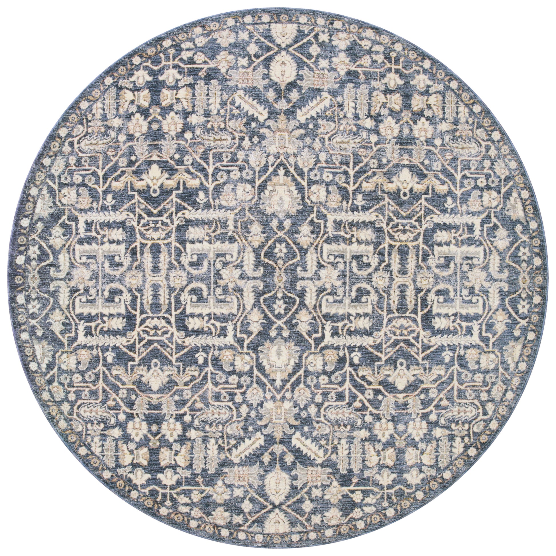 Stain-resistant, fade-resistant, and long-lasting, the Zuma Collection for Amber Lewis x Loloi features a soft pile in a serene grey, blue and ivory palette. Zuma also carries the Okeo-Tex® label, ensuring the rug's materials do not contain harmful substances. Power Loomed 100% Polyester Pile ZUM-02 AL Blue / Ivory
