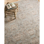 Stain-resistant, fade-resistant, and long-lasting, the Zuma Collection for Amber Lewis x Loloi features a soft pile in a serene grey, blue and ivory palette. Zuma also carries the Okeo-Tex® label, ensuring the rug's materials do not contain harmful substances. Power Loomed 100% Polyester Pile ZUM-05 AL Silver / Multi