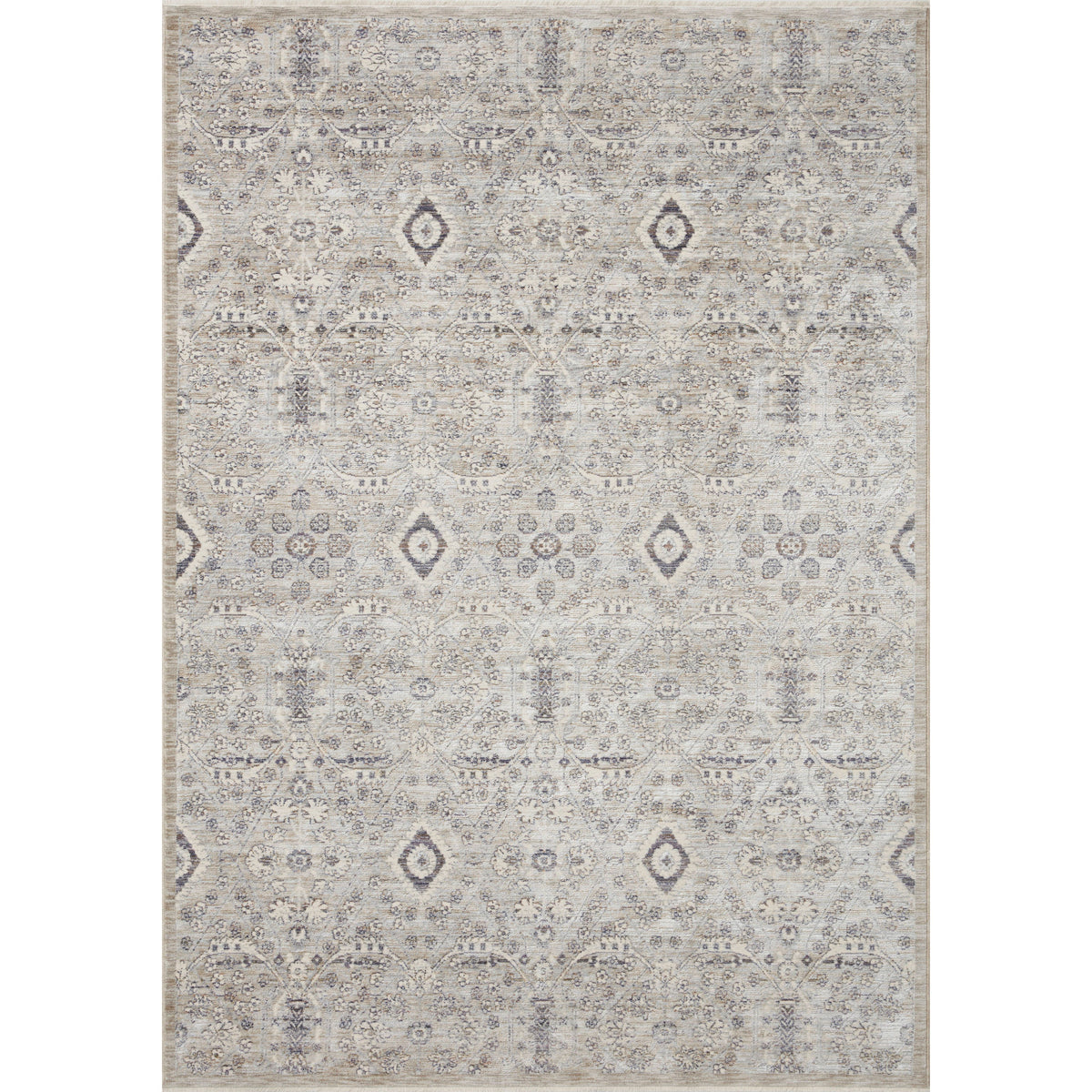 Zuma Amber Lewis x Loloi Silver / Sky Rug