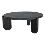 We love the oblong, funky legs of this Wunder Coffee Table. With a concrete top mixed with the acacia legs, this brings a unique, modern look to any living room or lounge area!   Dimensions: 38"W x 38"D x 14"H  Materials:  Concrete Top, Acacia leg 
