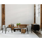 We love the oblong, funky legs of this Wunder Coffee Table. With a concrete top mixed with the acacia legs, this brings a unique, modern look to any living room or lounge area!   Dimensions: 38"W x 38"D x 14"H  Materials:  Concrete Top, Acacia leg 