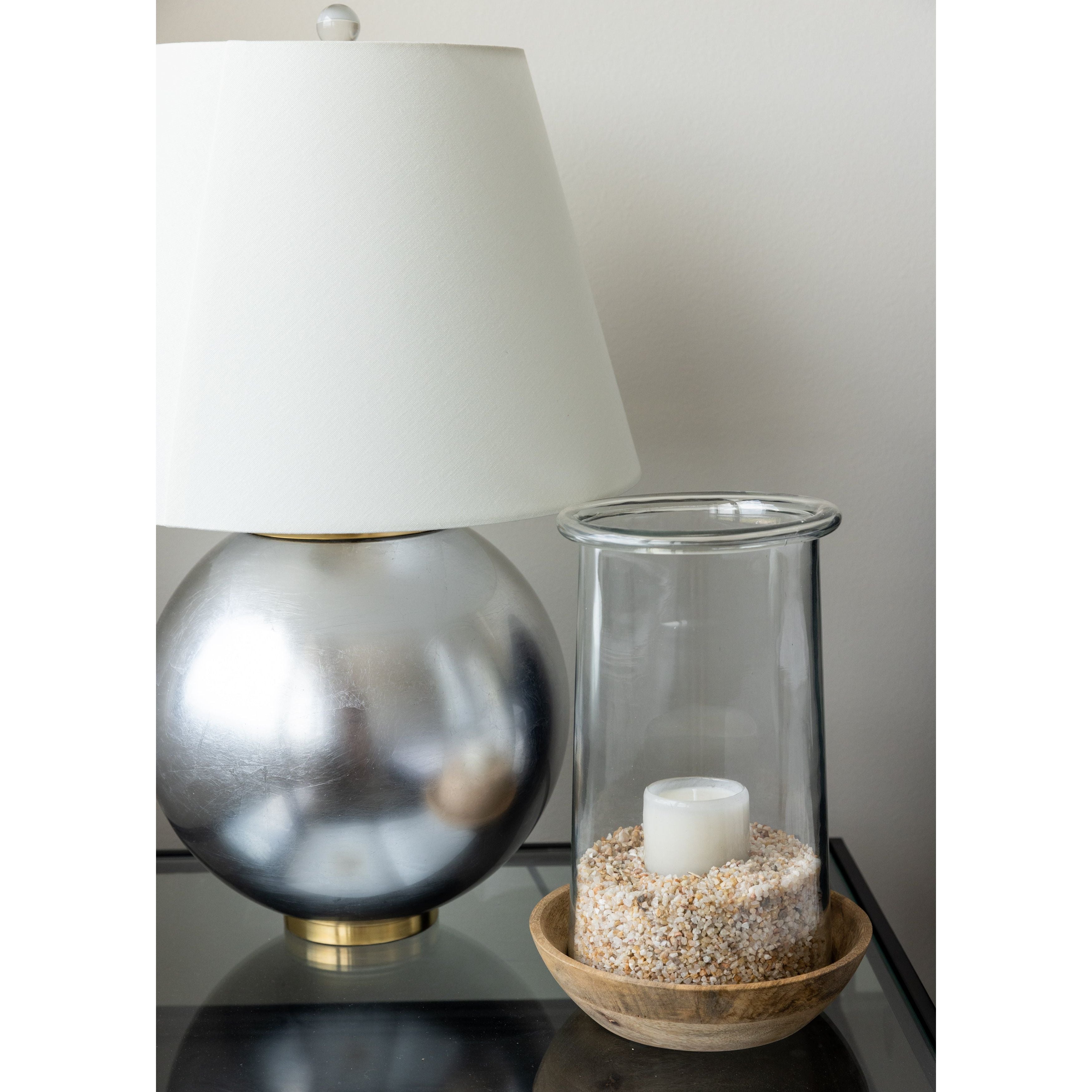 Featuring Morton Table Lamp by Visual Comfort at Amethyst Home. We love the oblong shape of this Morton Table Lamp. The dimmer feature makes it a perfect choice for your bedroom, living room, or other area.Overall Dimensions: 16.5" L x 16.5" W x 24.5" H.  Amethyst Home provides interior design, new home construction design consulting, vintage area rugs, and lighting in the Miami metro area.