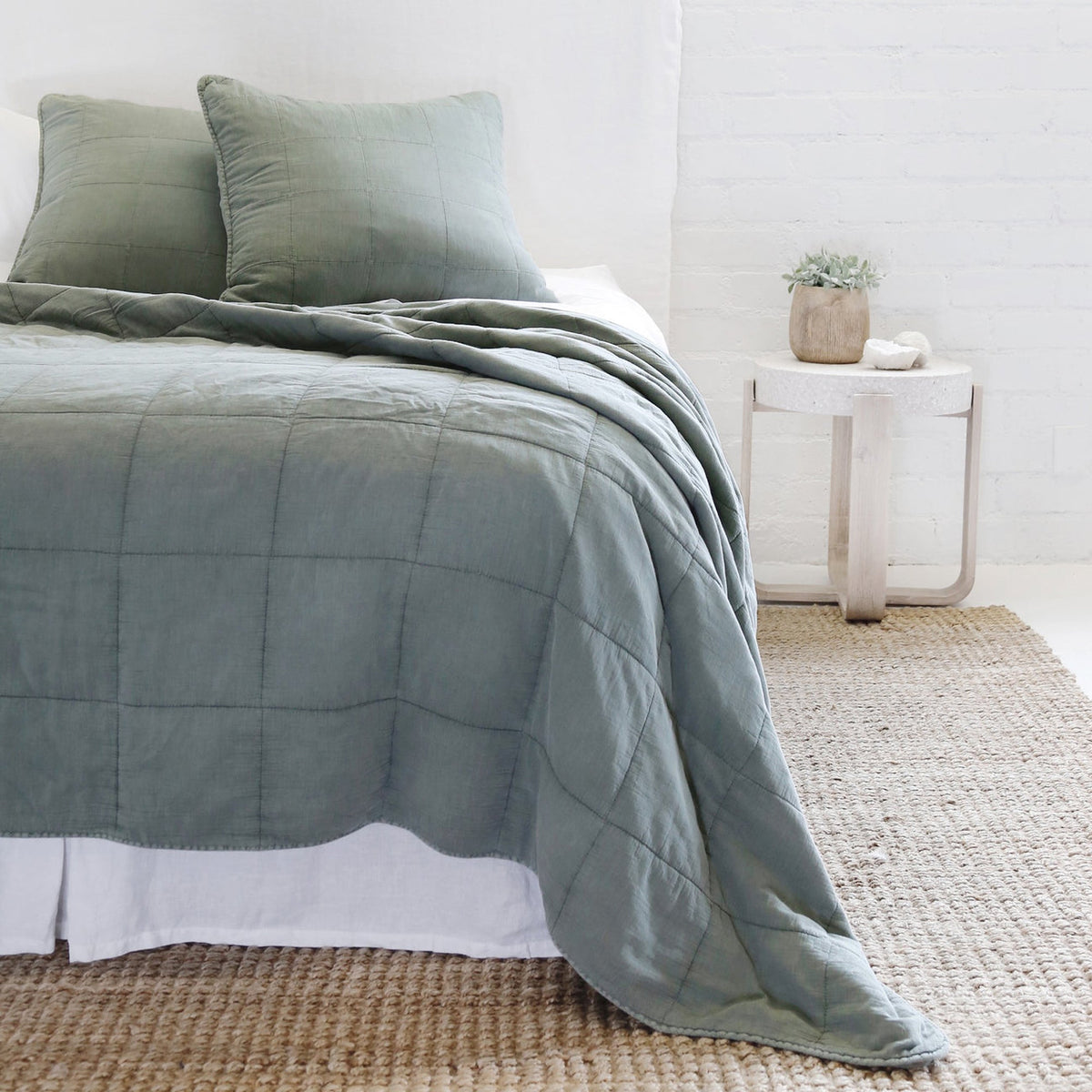 Antwerp Moss Coverlet Bedding | ready to ship!