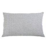 Subtle frayed edges of soft linen add a dash of unexpected detail to this Logan Duvet Collection Navy by Pom Pom at Home. Woven with two different colored yarns for a heathered effect, the duvet cover and shams feature shell button closures.  Inserts sold separately 100% linen Shell-button closure Machine wash cold; tumble dry low; warm iron as needed. Do not bleach