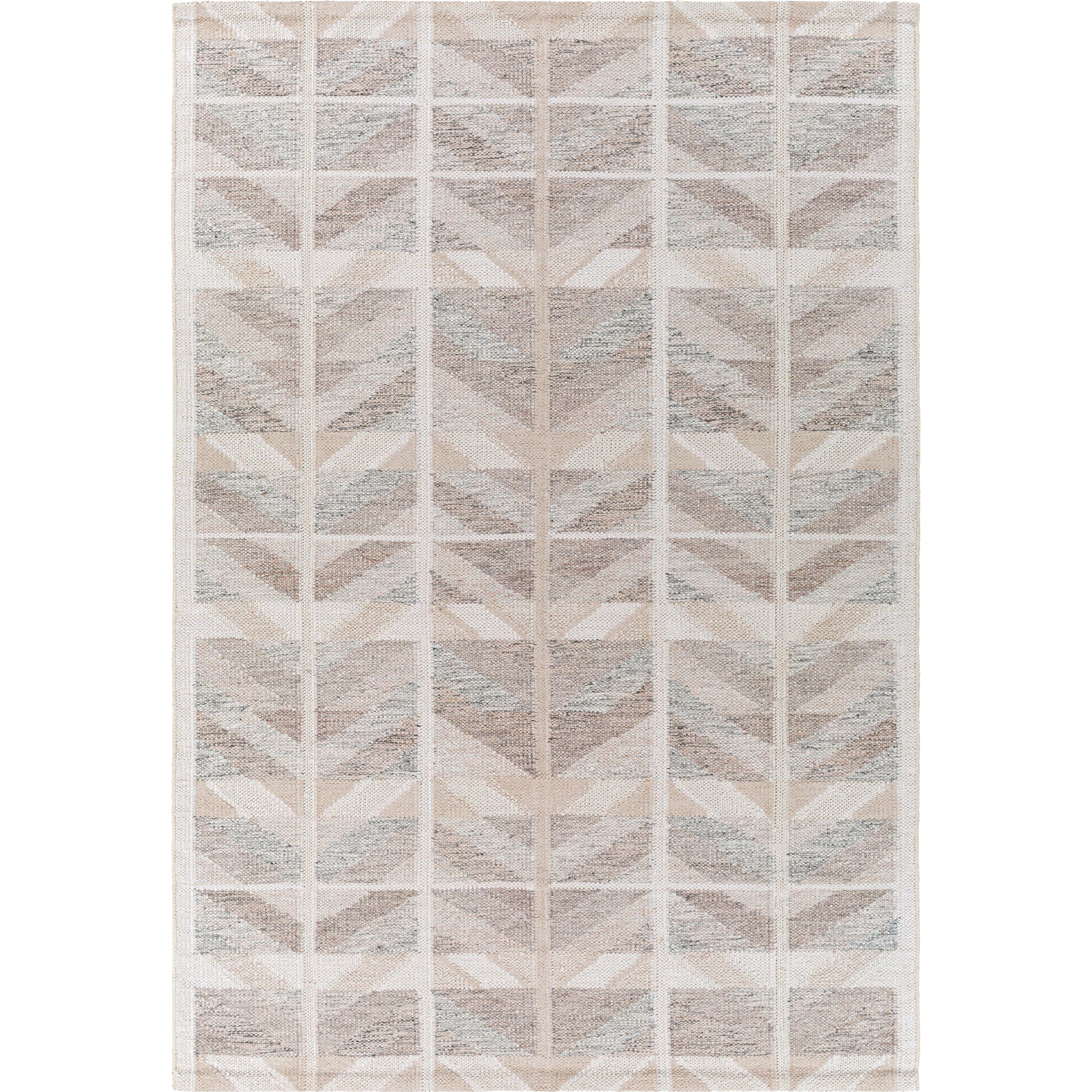 Featuring Scandi Pewter Rug by Surya at Amethyst Home. A beautiful, tone on tone flat weave rug -- reminds us of the all the love that goes into a quilt!  Vacuum normally and clean up spills immediately.
Hand WovenViscose, Wool, Acrylic, CottonSCD-2300.  Amethyst Home provides interior design, new home construction design consulting, vintage area rugs, and lighting in the Park City metro area.