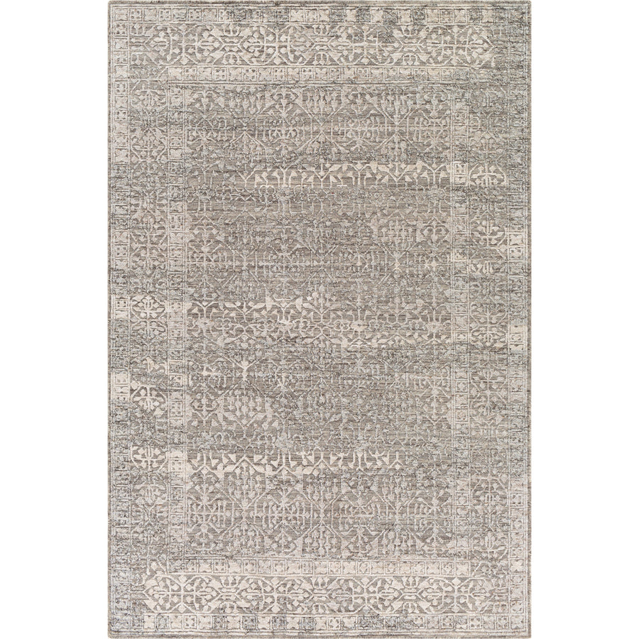 Tunus Silver Hand-Knotted Rug
