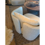 The Verellen Hudson Swivel Club Chair has arrived! Extended shelter arms on a swivel base and an accent feature in the back, Hudson attracts with elegant shapes and extreme comfort. It comes standard with: Amethyst Home provides interior design, new home construction design consulting, vintage area rugs, and lighting in the Miami metro area.