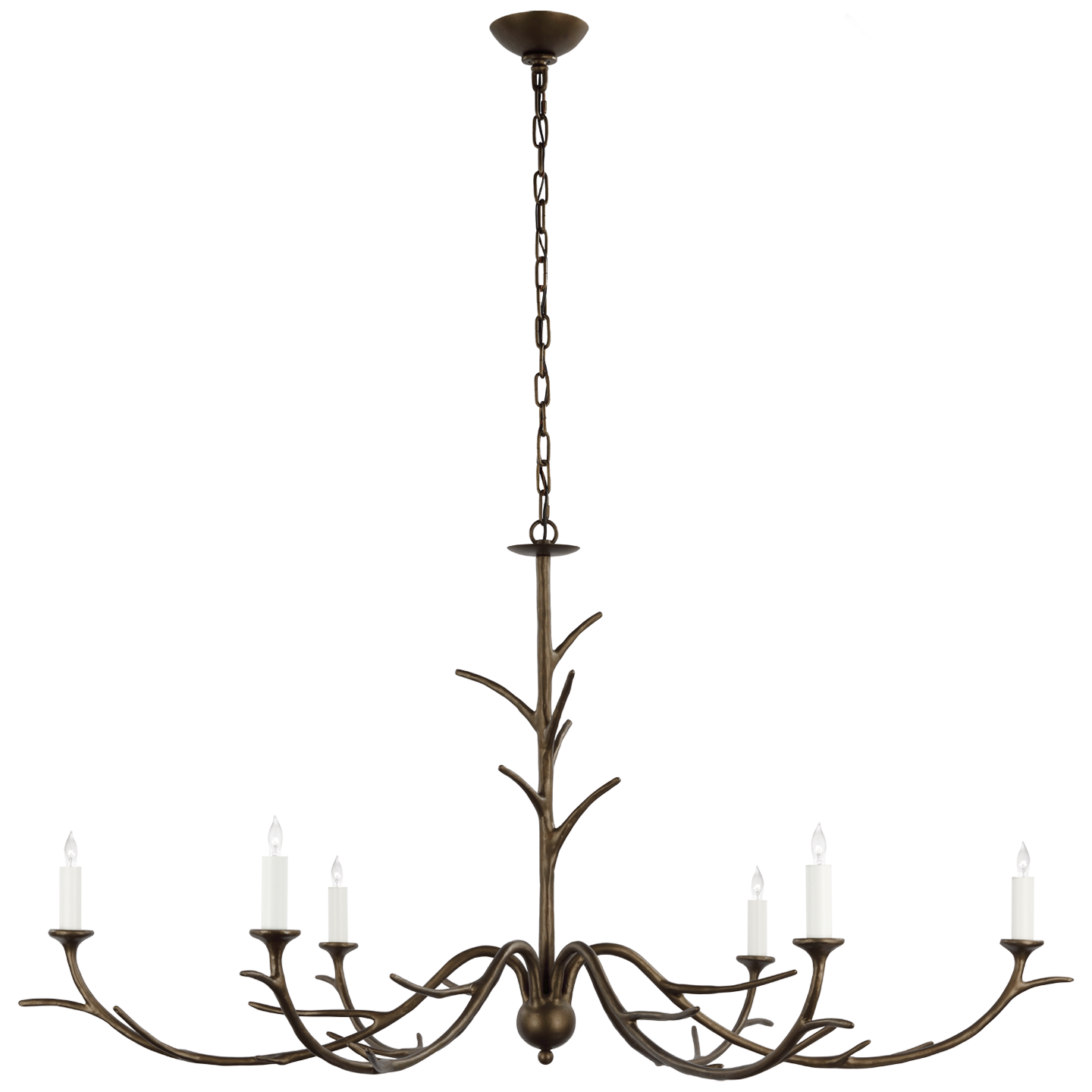 Featuring Iberia Large Chandelier by Visual Comfort at Amethyst Home. A mix between our favorite Spider Chandelier and Silva Chandelier, this Iberia Large Chandelier will bring a warm, elegant look to any space!
Overall Dimensions: 57" L x  57" W x 30" HWeight: 16 lbs.  Amethyst Home provides interior design, new home construction design consulting, vintage area rugs, and lighting in the Tampa metro area.