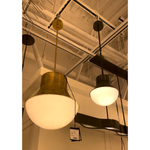 Featuring Precision Small Pendant by Visual Comfort at Amethyst Home. This Precision Small Pendant has a gorgeous white glass shade that brings a clean, bright light to any space. We'd love to see this hung over a kitchen sink, island, or other area. 
Overall Dimensions: 10" L x 10" W x 51" HWeight: 9 lbs..  Amethyst Home provides interior design, new home construction design consulting, vintage area rugs, and lighting in the Salt Lake City metro area.