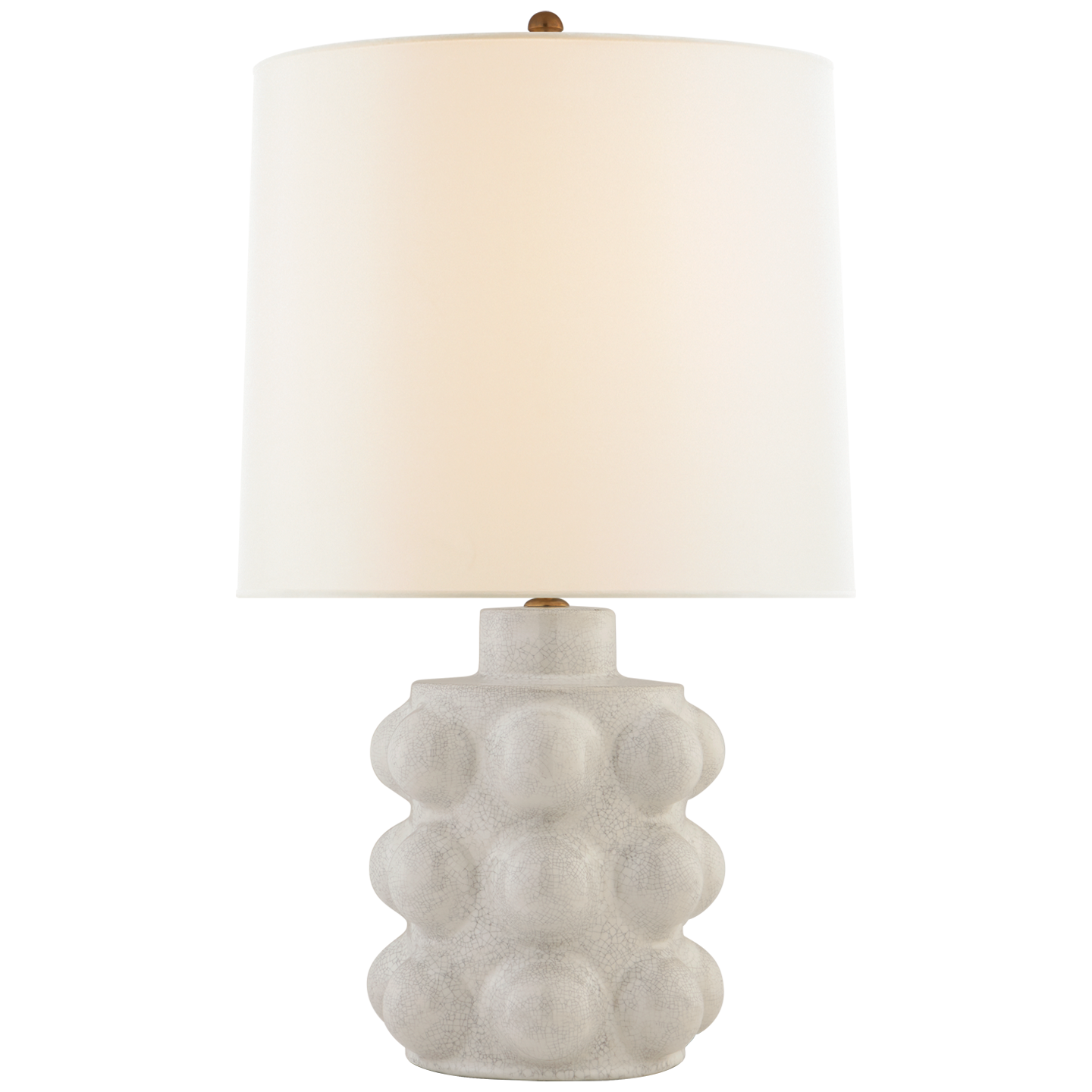 Featuring Vedra Medium Table Lamp by Visual Comfort at Amethyst Home. We love the form shape of this Vedra Medium Table Lamp. The dimmer feature makes it a perfect choice for your bedroom, living room, or other area that is perfect for setting the mood. 
Reactive Ceramic Glazes Will Vary in Color and Texture
Overall Dimensions: 16.5" L x 16.5" W x 26.75".  Amethyst Home provides interior design, new home construction design consulting, vintage area rugs, and lighting in the Kansas City metro area.