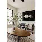 Gliding quietly along the river, this framed view of the swan is captured beautifully in this Gliding Swan Art.  Size: 56"w x 43"h Medium: Matte This piece is made just for you in the USA! Please allow 6-8 weeks for production and shipment. 